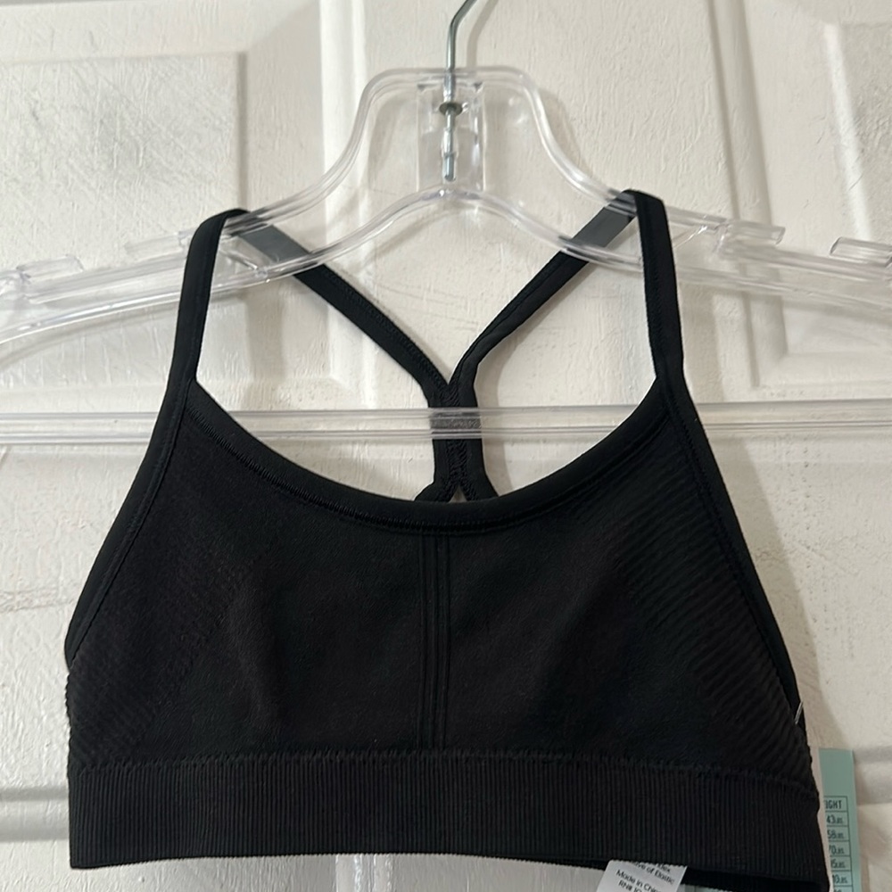 DSG Seamless Sports Bra: BLACK: NEW WITH TAGS: SIZE 2XS (4/5)